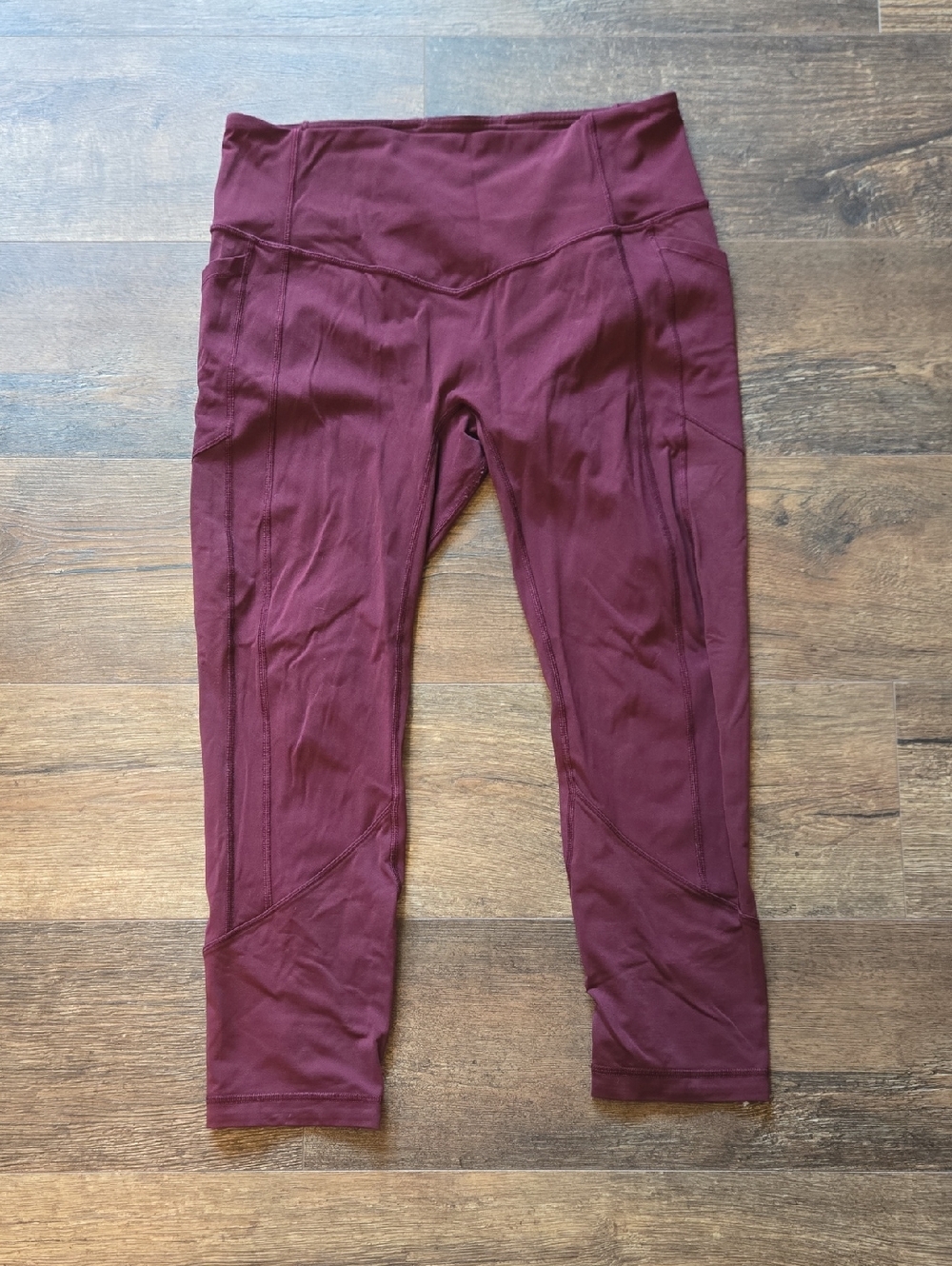 lululemon athletica Maroon High-Rise Leggings